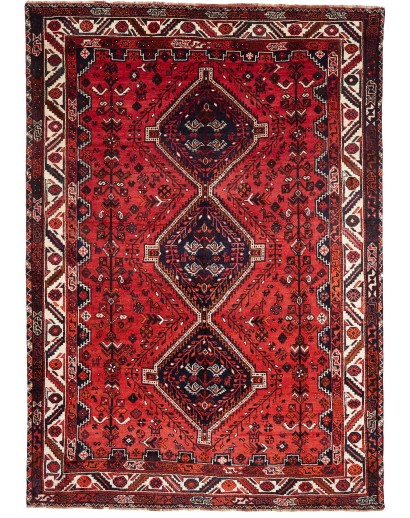 Tappeto Shiraz Persia marrone giallo 225x318