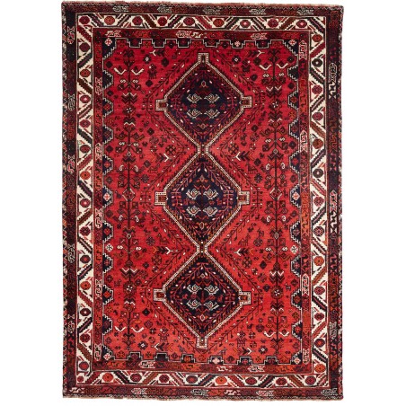 Tappeto Shiraz Persia marrone giallo 225x318