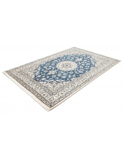 Tappeto Nain Kashmar Persia grigio 163x245