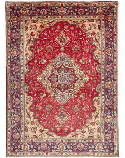 Tappeto Tabriz Persia marrone 204x285