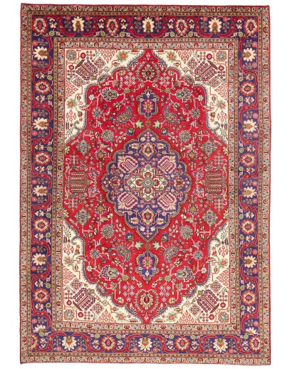 Tappeto Tabriz Persia marrone 200x287