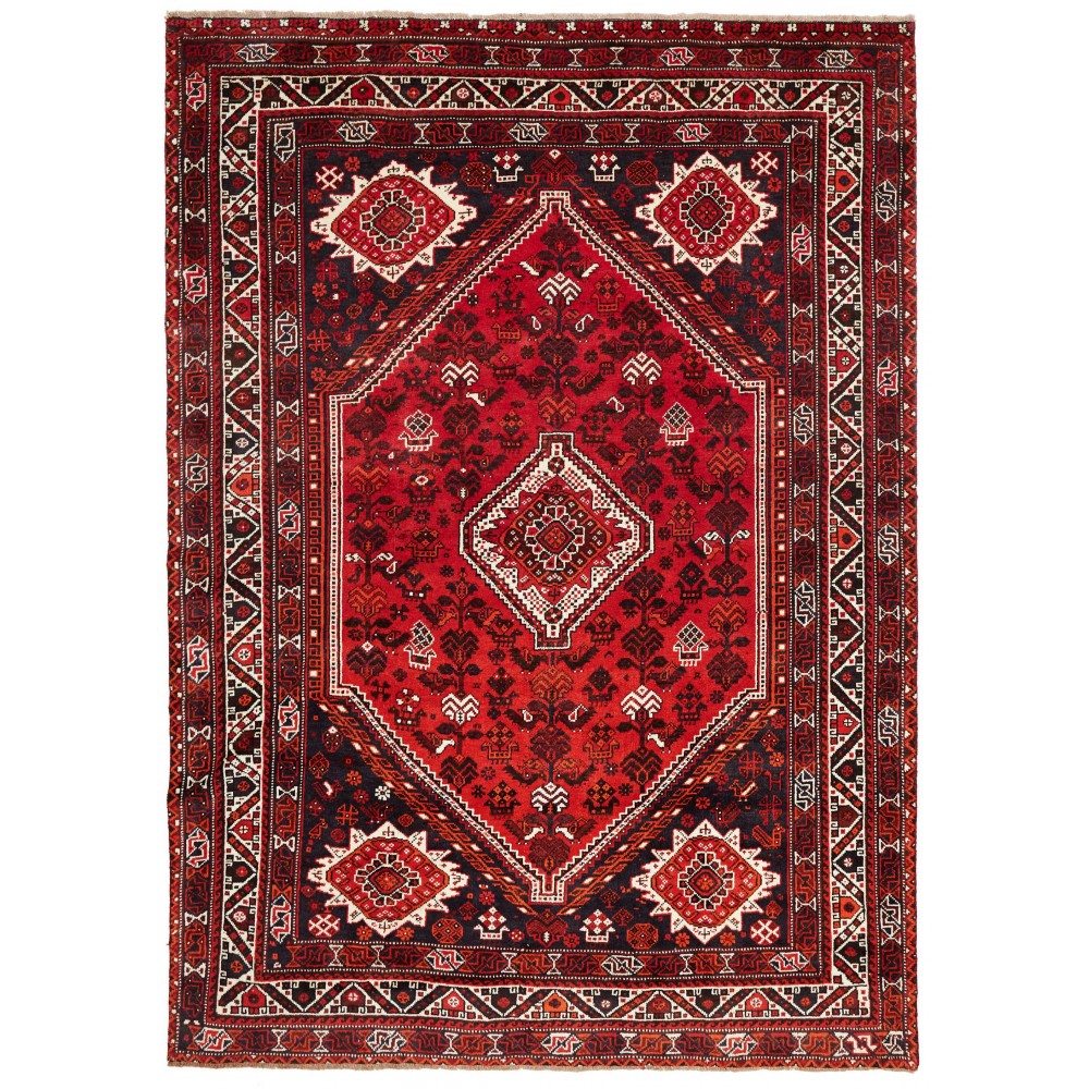 Tappeto Shiraz Persia marrone 212x298 Tappeto Shiraz Persia marrone 212x298
