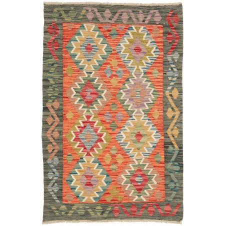 Tappeto Kilim Afghanistan marrone beige 83x131