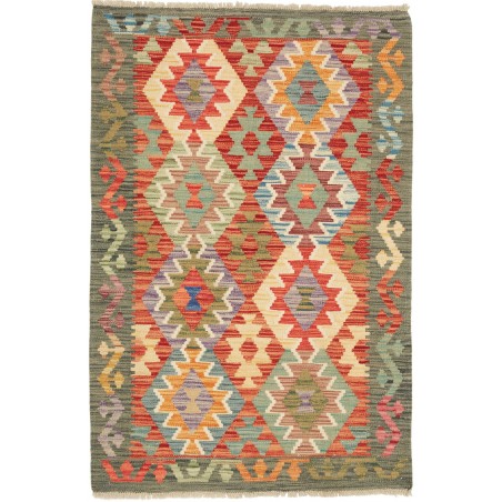 Tappeto Kilim Afghanistan marrone 85x128