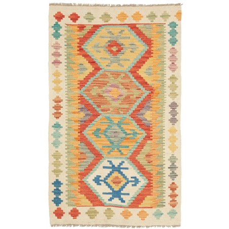 Tappeto Kilim Afghanistan marrone grigio 76x126