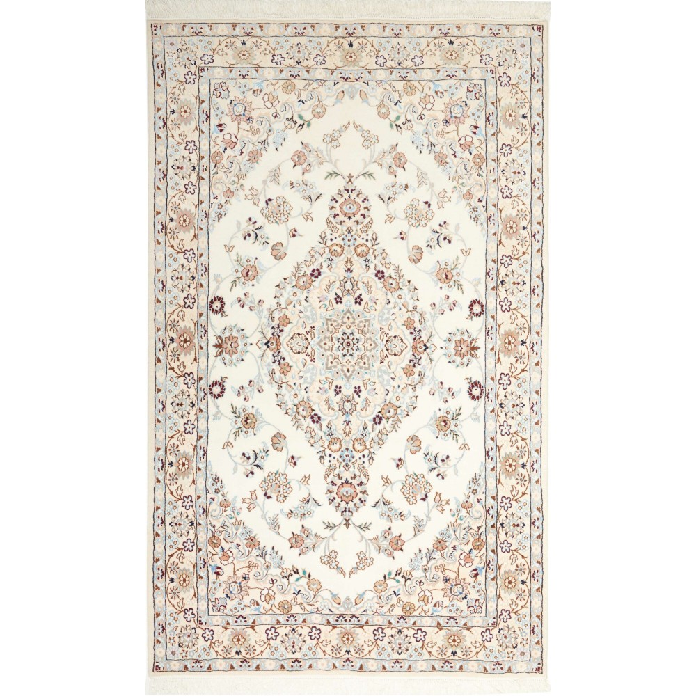 Tappeto Nain 9La Persia bianco 130x215 Tappeto Nain 9La Persia bianco 130x215