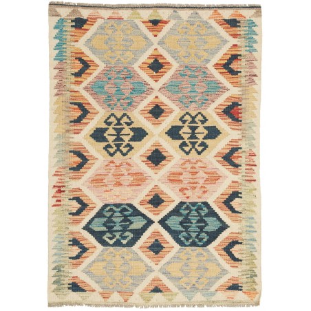 Tappeto Kilim Afghanistan marrone grigio 84x117
