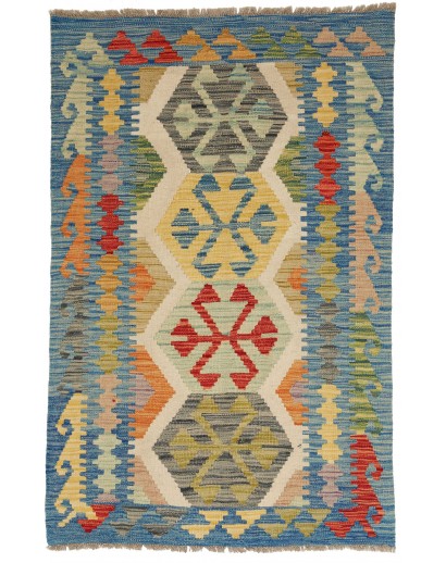 Tappeto Kilim Afghanistan marrone 81x126