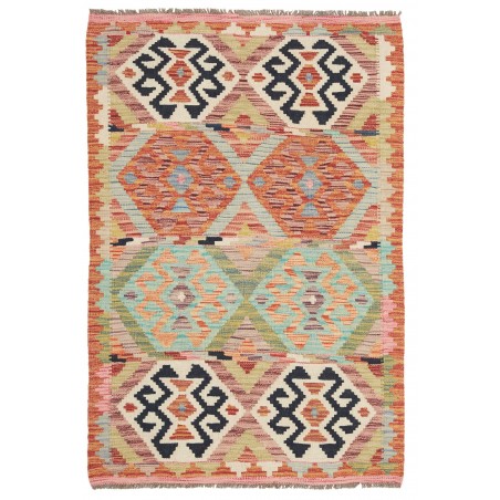 Tappeto Kilim Afghanistan marrone 85x128