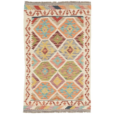 Tappeto Kilim Afghanistan marrone 76x127