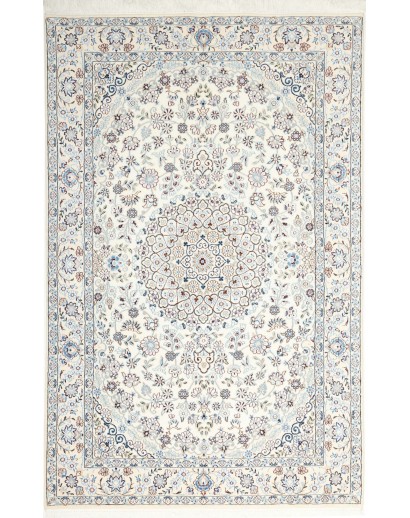 Tappeto Nain 9La Persia bianco grigio 130x206