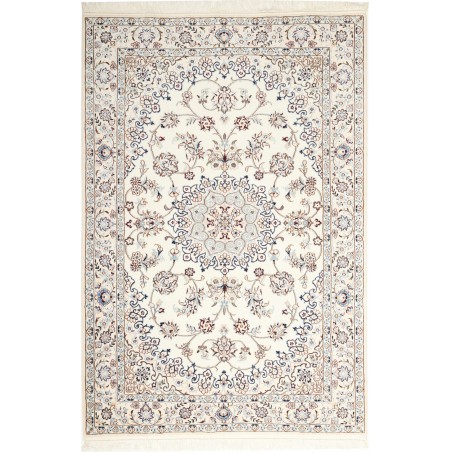 Tappeto Nain 9La Persia bianco grigio 132x198