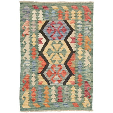 Tappeto Kilim Afghanistan marrone grigio 79x120