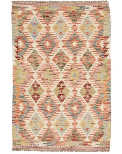 Tappeto Kilim Afghanistan marrone 81x122