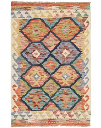 Tappeto Kilim Afghanistan marrone 80x120