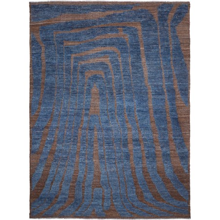 Tappeto Gabbeh Marrakech Pakistan azzurro beige 272x378