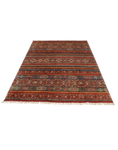 Tappeto Samarkand Pakistan marrone arancione 179x237
