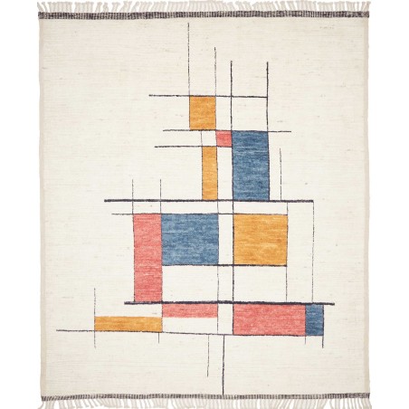 Tappeto Gabbeh Marrakech Pakistan beige marrone 260x314