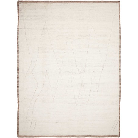 Tappeto Gabbeh Marrakech Pakistan bianco beige 282x368