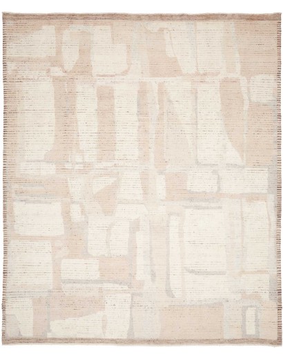Tappeto Gabbeh Marrakech Pakistan bianco 250x298