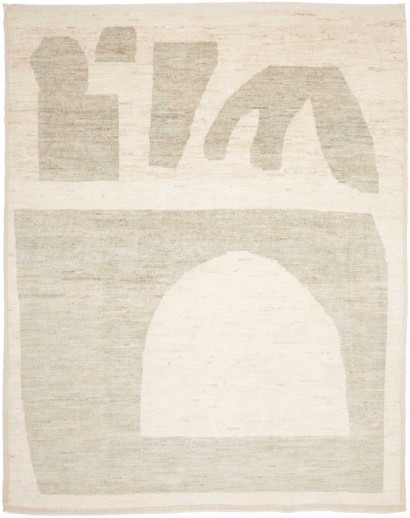 Tappeto Gabbeh Marrakech Pakistan bianco 243x302