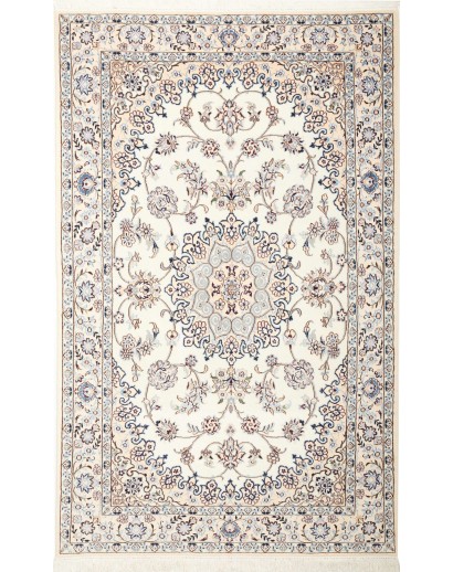 Tappeto Nain 9La Persia bianco grigio 130x206