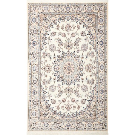 Tappeto Nain 9La Persia bianco grigio 130x206