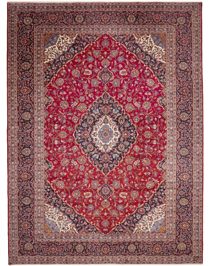 Tappeto Ardakan Persia marrone giallo 302x405