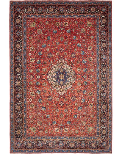 Tappeto Sarough Persia marrone giallo 248x372