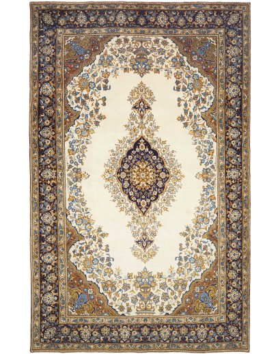 Tappeto Shahreza Persia marrone grigio 245x393