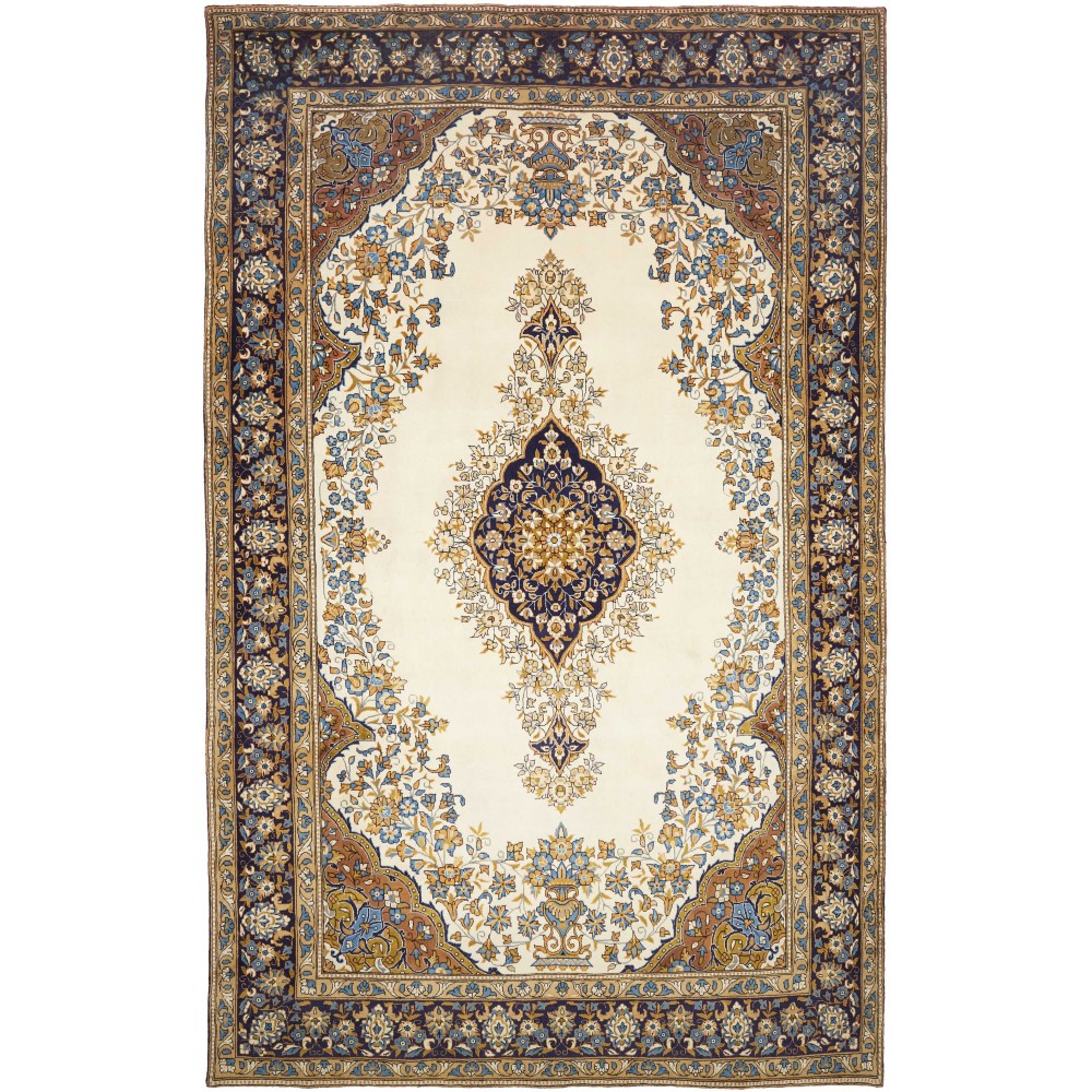 Tappeto Shahreza Persia marrone grigio 245x393 Tappeto Shahreza Persia marrone grigio 245x393
