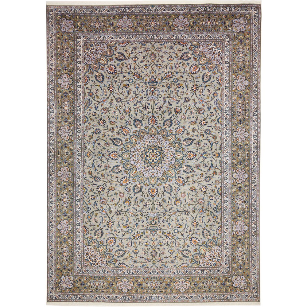 Tappeto Kashan Persia azzurro 305x425 Tappeto Kashan Persia azzurro 305x425
