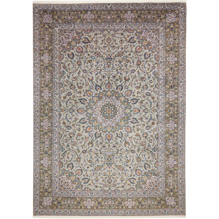 Tappeto Kashan Persia azzurro 305x425