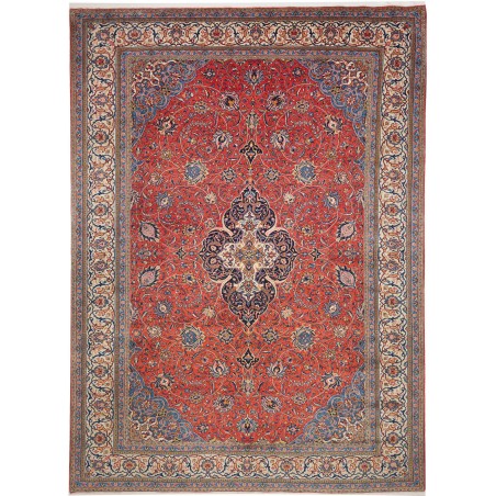 Tappeto Sarough Persia rosso grigio 303x415