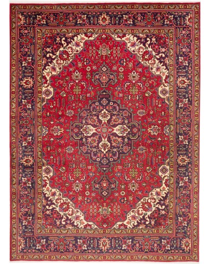 Tappeto Tabriz Persia marrone grigio 248x342