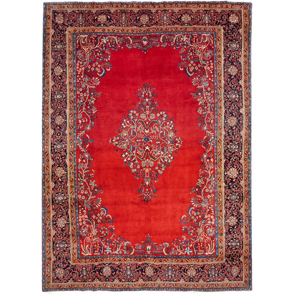 Tappeto Sarough Persia marrone grigio 283x400 Tappeto Sarough Persia marrone grigio 283x400