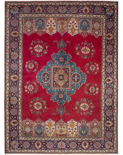 Tappeto Tabriz Persia marrone beige 243x330