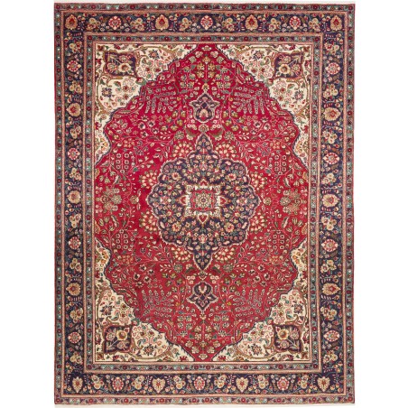 Tappeto Tabriz Persia marrone giallo 245x330