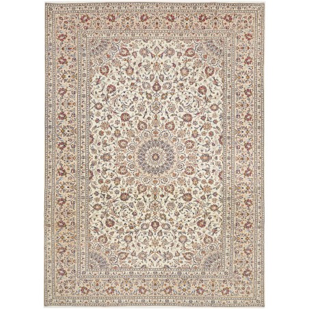 Tappeto Kashan Persia bianco grigio 250x345