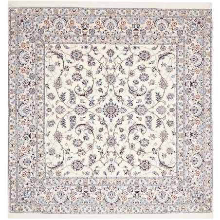Tappeto Nain 6La Persia bianco grigio 207x210