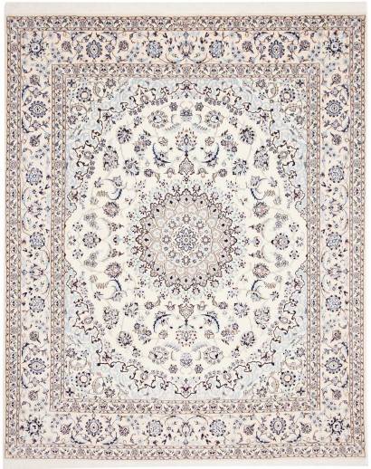 Tappeto Nain 6La Persia bianco grigio 207x260