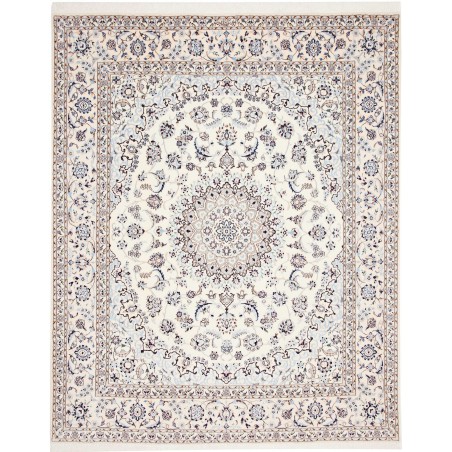 Tappeto Nain 6La Persia bianco grigio 207x260