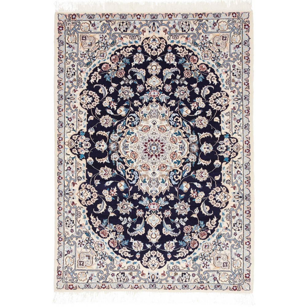 Tappeto Nain 6La Persia grigio 80x114 Tappeto Nain 6La Persia grigio 80x114