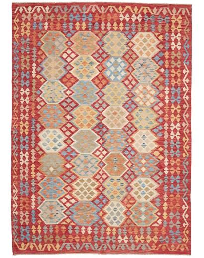 Tappeto Kilim Afghanistan marrone 206x295