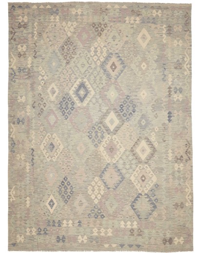 Tappeto Kilim Afghanistan azzurro 256x342