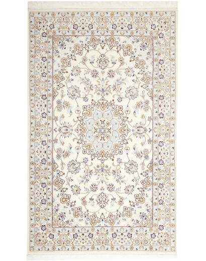 Tappeto Nain 9La Persia bianco azzurro 128x208