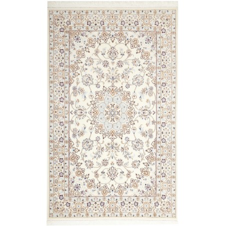 Tappeto Nain 9La Persia bianco azzurro 128x208
