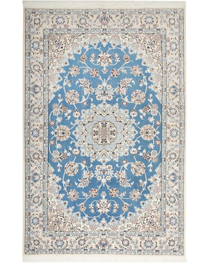Tappeto Nain 9La Persia bianco grigio 140x215