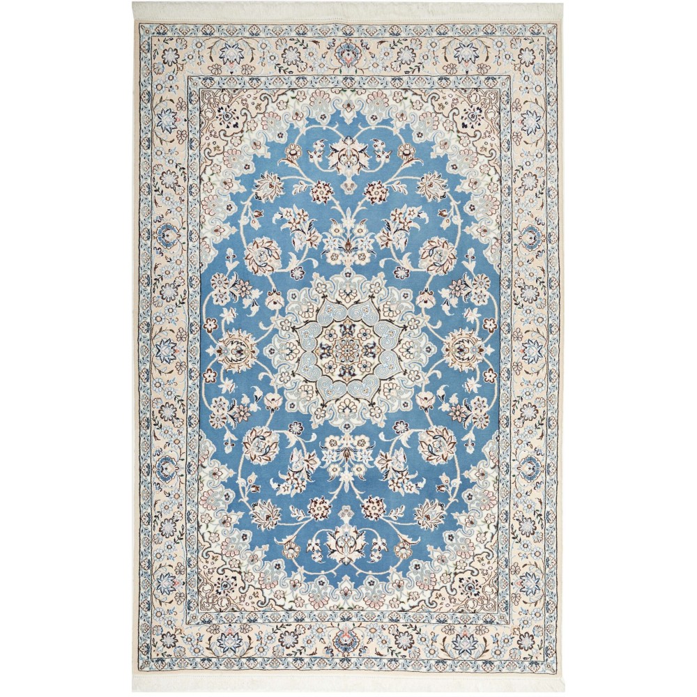 Tappeto Nain 9La Persia bianco grigio 140x215