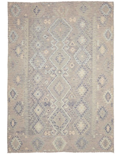 Tappeto Kilim Afghanistan azzurro 207x292